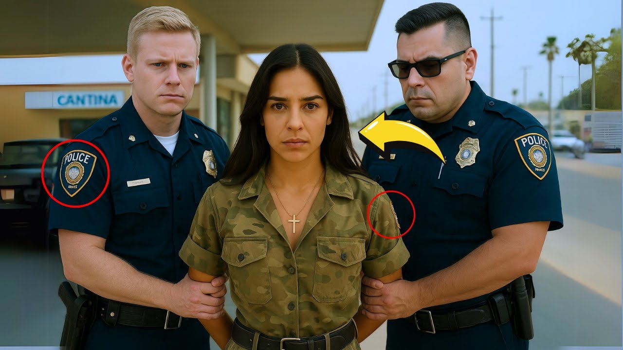 Mexicana con uniforme militar es esposada — Pero con una llamada lo cambió todo