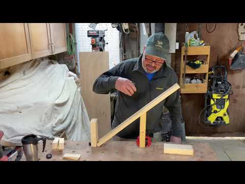 Setting out stair spindle spacing's. This example is only for a 1m base rail. SEE DESCRIPTION FIRST