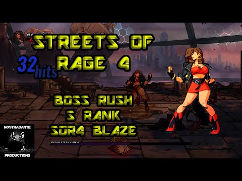 Streets Of Rage 4: Boss Rush - S Rank with SOR4 Blaze