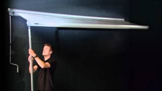 Markíza Thule Omnistor 5200 s na bočnú stenu - biely kryt - 190 cm až 500 cm