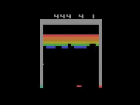 Reinforcement learning agent (MuZero) on Breakout