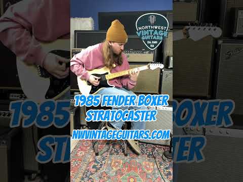 1985 Fender Boxer Stratocaster Model ST-555 w/System I Trem - Vintage White image 24