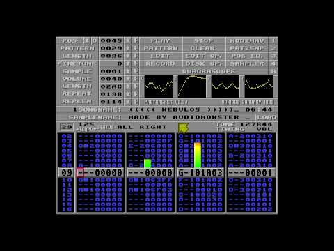 Audiomonster - Nebulos (from Silents - ICE) [ Amiga Protracker .MOD Demoscene ]