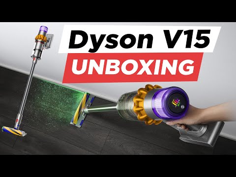 Dyson V15 Detect Absolute – Unboxing & Real-World Usage Test (Cordless Vacuum)