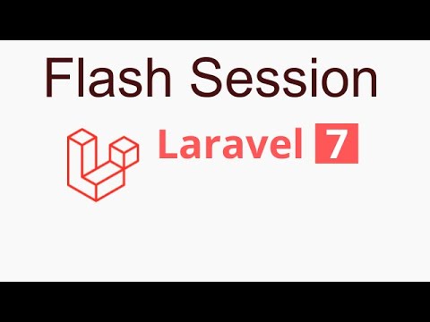 Laravel 7 tutorial 18 flash session