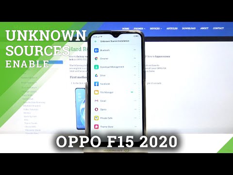 How to Install Apps From Unknown Sources on OPPO F15 2020 – Allow Unknown Apps