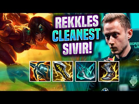 REKKLES CLEANEST WITH SIVIR! - G2 Rekkles Plays Sivir ADC vs Tristana! | Patch 11.21
