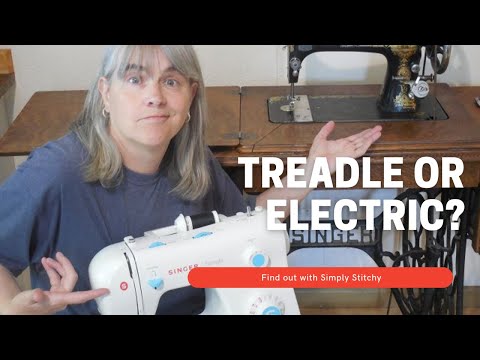 Treadle vs Electric Sewing Machines: Which Is Better? #SewingMachines #VintageSewing #Singer27