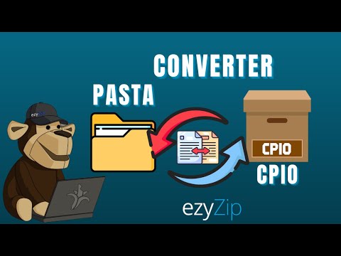 Como converter pasta para arquivo CPIO