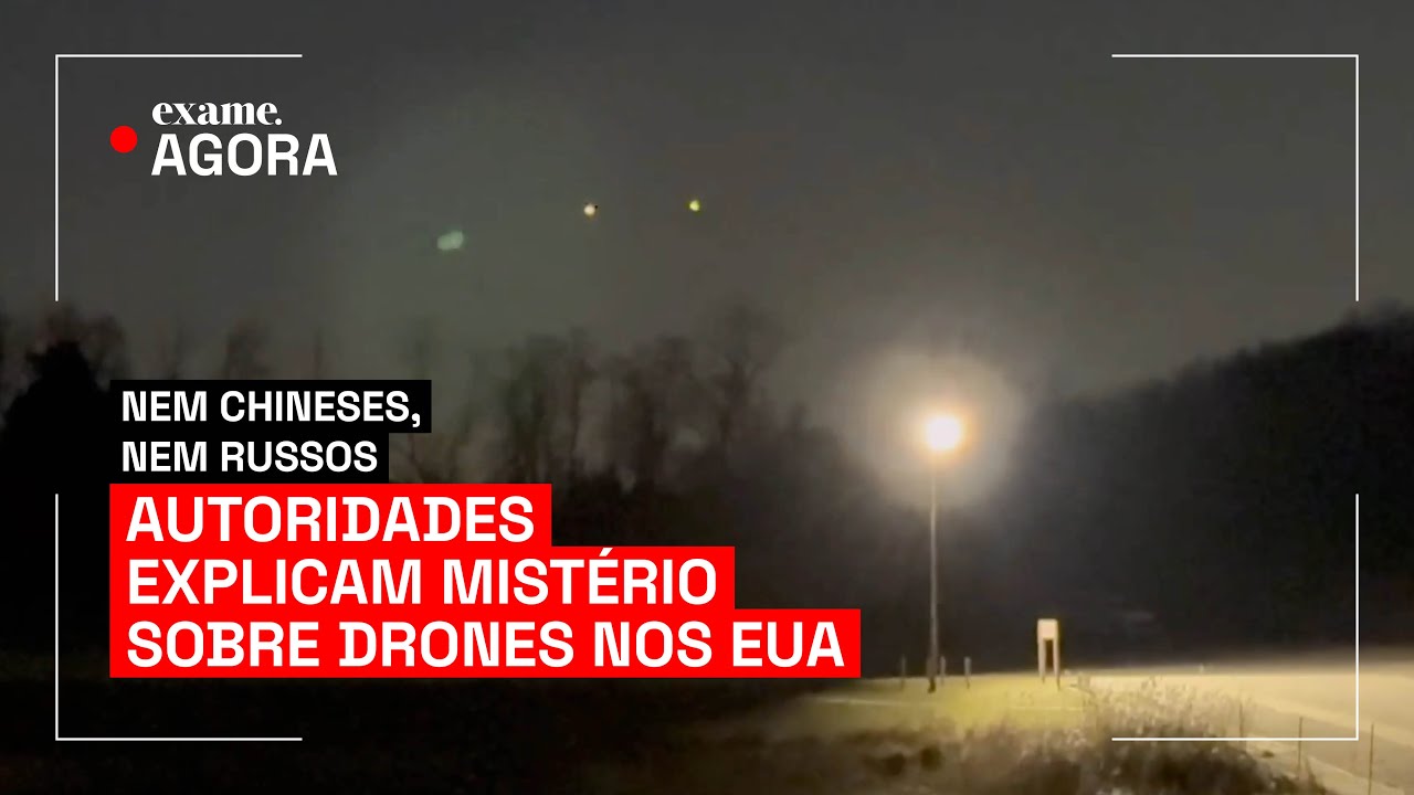 Nem chineses, nem russos: autoridades americanas explicam mistério sobre drones nos EUA