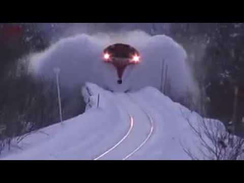 WORST RAILROAD TRACKS IN THE WORLD | COMPILATION | TRAIN PLOWING SNOW