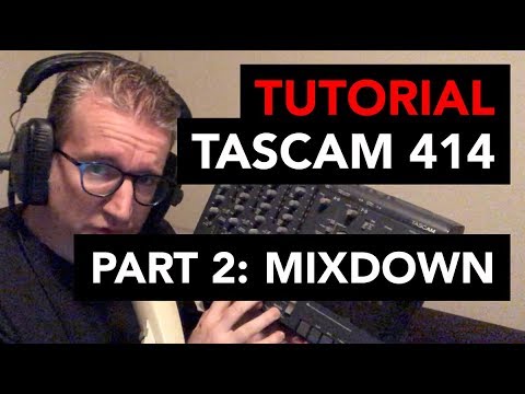 Tascam 414 tutorial / Matador - Garland Jeffreys / Part 2: MIXDOWN