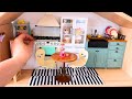 Miniature kitchen set installation ASMR