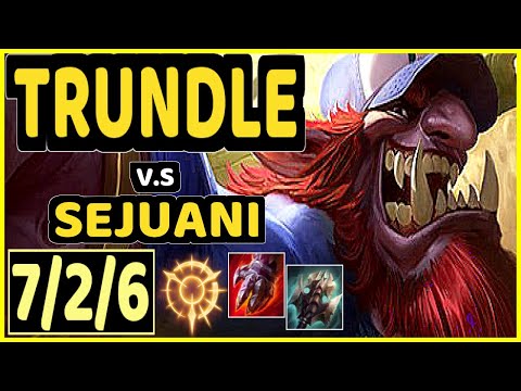 BGOB (TRUNDLE) vs SEJUANI - 7/2/6 KDA JUNGLE GAMEPLAY - BR Ranked GRANDMASTER