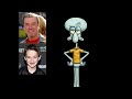 Animated Voice Comparison Squidward Tentacles SpongeBob