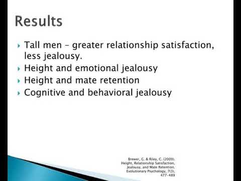 height relationship satisfaction jealousy and mate retention