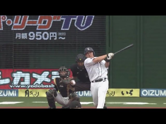 【4回裏】ライオンズ・中村 復帰後初ヒットは滞空時間の長い25号ソロ!! 2017/9/10 L-F