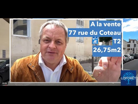 A LA VENTE CE T2 à Marseille 13007