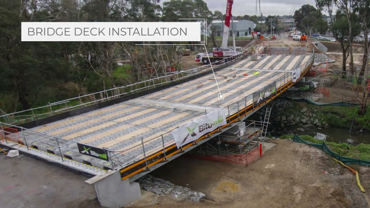 Knox City Council & Bild Group/Bitu-mill, Henderson Rd Bridge - C3X Video & Timelapse