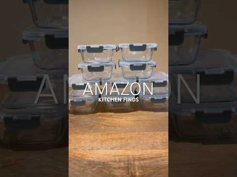 Amazing MEAL PREP containers! #amazonfinds #kitchenorganization #mealprep #mealprepideas