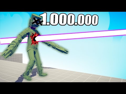 1.000.000 DAMAGE LASER GUN 1 vs 1 TOURNAMENT - TABS | Totally Accurate Battle Simulator 2023