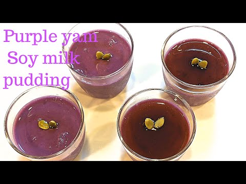 沖縄県産🌺紅芋豆乳プリンの作り方🍠