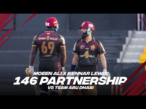Highest Run Partnership in T10 History! Moeen Ali X Kennar Lewis 146 runs! | Day 9