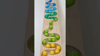 MarbleRun ASMR ☆Coloful Marbles& Blue Bell Sound ♪#マーブルラン #Relaxing #asmr
