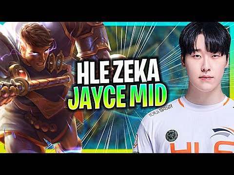 WHEN HLE ZEKA PLAYS JAYCE MID vs ZOE!