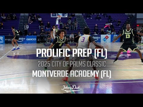 #1 Prolific Prep Crew vs Montverde Academy Eagles | 2025 City of Palms Classic | Major Upset