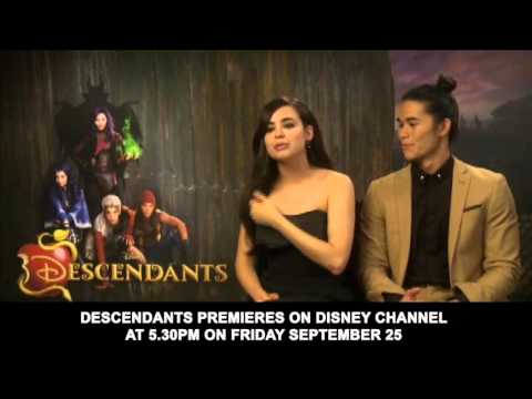 Exclusive Interview: Sofia Carson + Booboo Stewart | Descendants | Disney