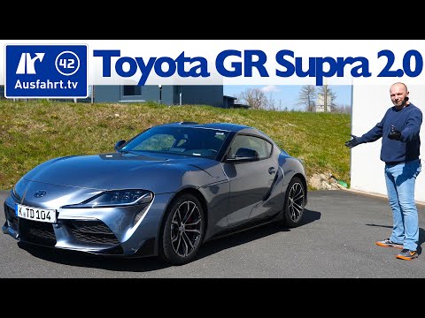 2020 Toyota GR Supra 2.0 - Kaufberatung, Test deutsch, Review, Fahrbericht Ausfahrt.tv
