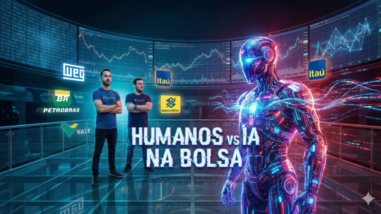 HUMANOS vs IA na Bolsa de Valores, quem vence?