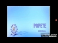 VERY RARE Boomerang USA Popeye Continues Bumper December 2004