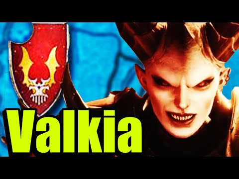 Valkia's  Starting Position in Immortal Empires IS..