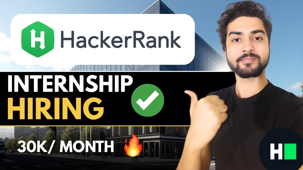HackerRank Hiring Interns🔥Apply Now | Open to All video thumbnail