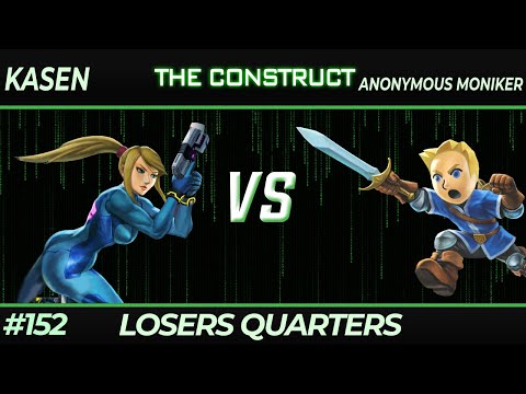 Kasen (Zero Suit Samus) vs Anonymous Moniker (Mii Swordfighter) - The Construct 152 Losers Quarters