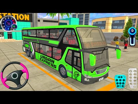 New Offroad Coach Bus 2025 - Real Uphill Bus Driver 3D Simulator! Android Gameplay