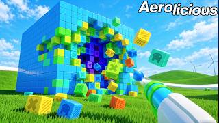 3,757個のブロックを全部ぶっ壊すゲームが気持ちよすぎる【Aerolicious】