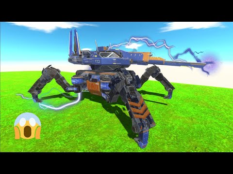New Update Spider Electric vs Every Factions - Animal revolt battle simulator