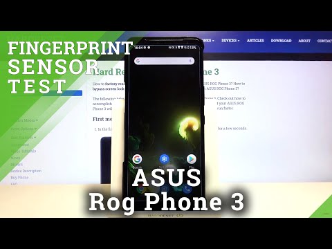 How to Fingerprint Sensor works with Screen Protector in ASUS ROG Phone 3? Tempered Glass
