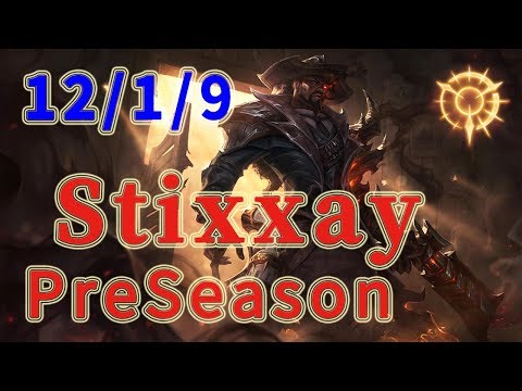 CLG Stixxay Lucian ADC vs Hecarim Patch 8.24