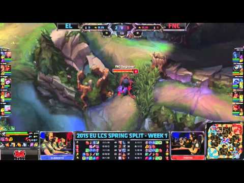 Elements vs Fnatic - Week 1 Day 1 S5 EU LCS