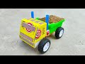 How To Make Matchbox Dump Truck At Home Diy Heavy Lorry Truck Toy Sanu Tech