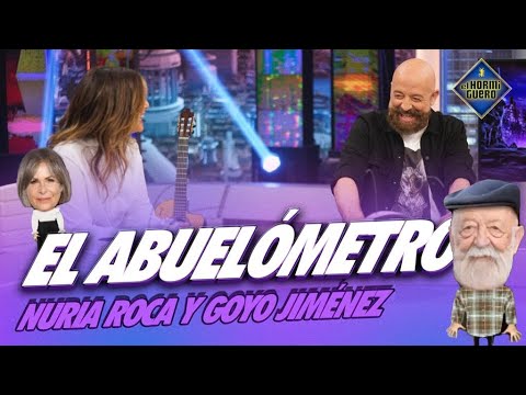 Trancas y Barrancas miden la vejez de Nuria Roca y Goyo Jiménez con el abuelómetro - El Hormiguero
