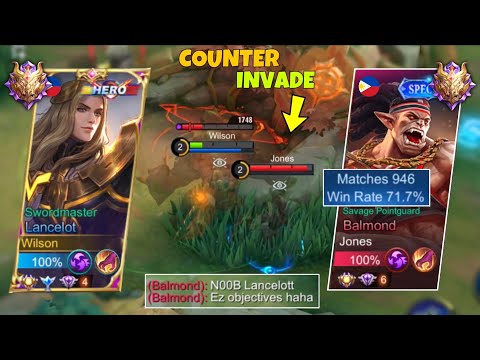 BEST STRATEGY TO COUNTER PRO BALMOND USING LANCELOT IN HIGH RANK!! | INTENSE HARD GAME!🔥 - MLBB