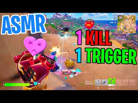 ASMR Gaming 😴 Fortnite 1 Kill = 1 Trigger Relaxing Mouth Sounds 🎮🎧 Controller Sounds + Whispering 💤