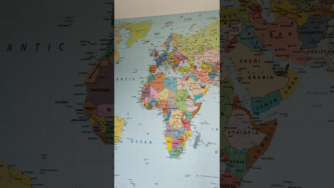 World Map Wallpaper | Customize Wallpaper For Wall | World Map Wallpaper Importer | 7428043550