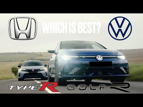 2025 Volkswagen Golf R vs Honda Civic Type R - Hot Hatch Royalty!