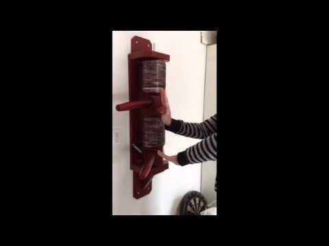 Wing Chun Recoil Full Wall Hanging Dummy BLACK or BROWN